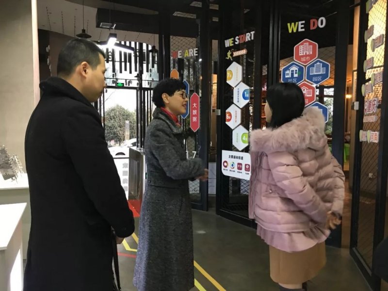 重庆市妇联领导赴艾尔伴智能家居调研