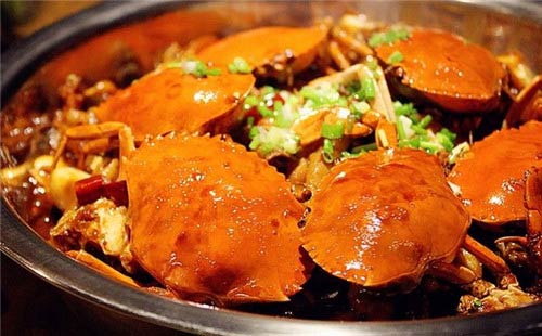 美味不可挡的多嘴肉蟹煲