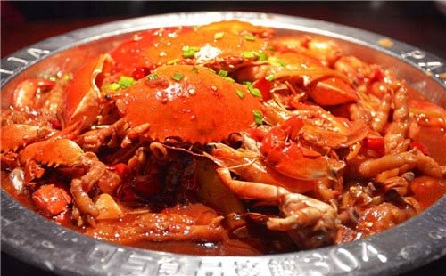 美味不可挡的多嘴肉蟹煲