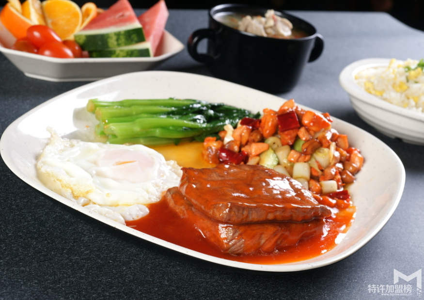 福康堡牛扒饭加盟费多少